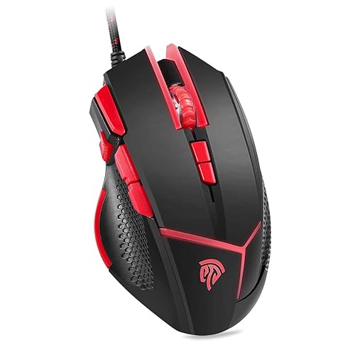 Wired Gaming Mouse 4000 DPI Buttons] EasySMX V18 Optical Mouse
