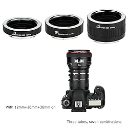 JJC EF & EF-S Mount Auto Focus Extension Tube Set