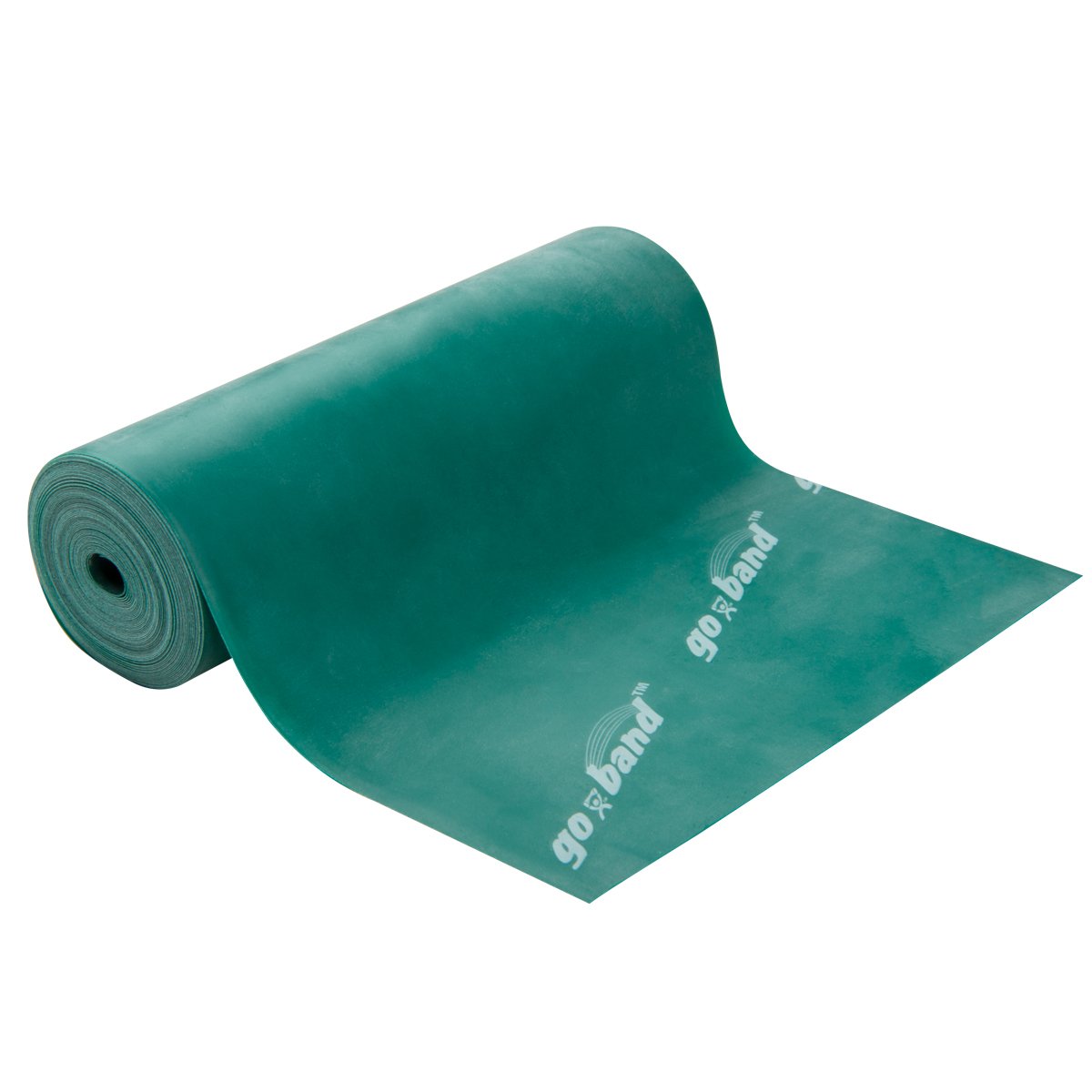 CanDo Resistance band / training band / gymnastics band - 5.5 m - green (medium) - alternative to dumbbells