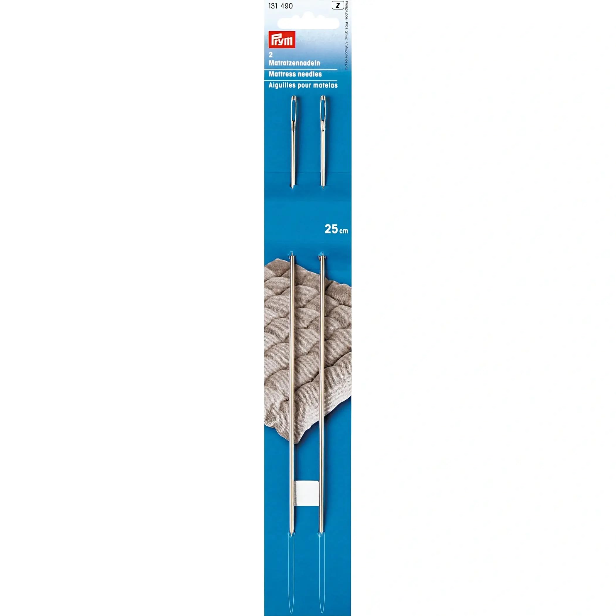 Prym Matress Needles, Metal, Silver, 30.2 x 4.5 x 0.3 cm