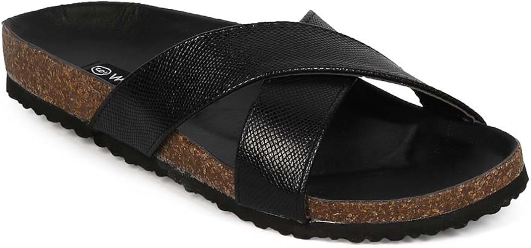 black snakeskin sandals