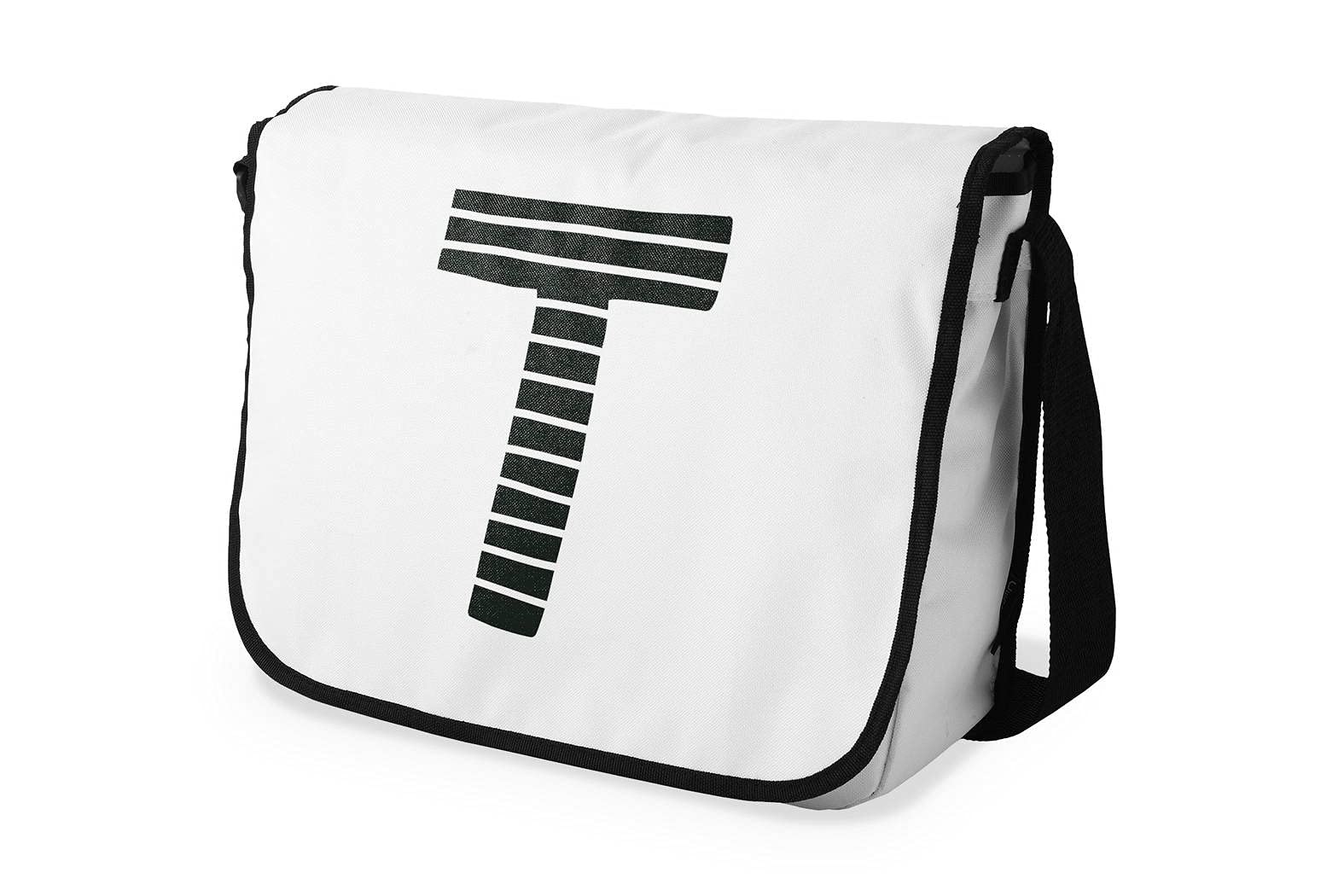 Bonamaison Digitally Printed Messenger School Bag for Students, Cross Body Bag, Courier Bag, Shoulder Bag for School, Back to School, Size: 29x36 Cm