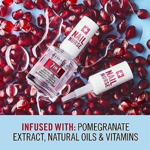 , Nail Care Base & Top coat 7 in 1, Rinforza, Leviga e Protegge il Colore, Formula Vegana ad Asciugatura Rapida, 12ml