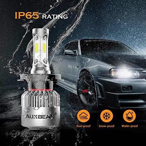 4 Auxbeam+Headlight+Headlights+Conversion+Kits72W