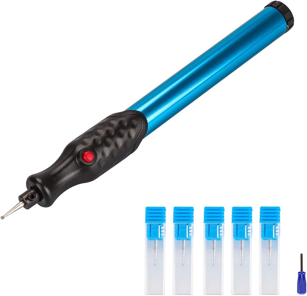 Electric Micro Engraver Pen Carve Engraving Tool Kit Cordless Precision