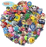 SAY OUT 20,50,100pcs Random PVC Different Jibbitz Shoe Charms for croc Shoes Bands & Bracelet Wristband