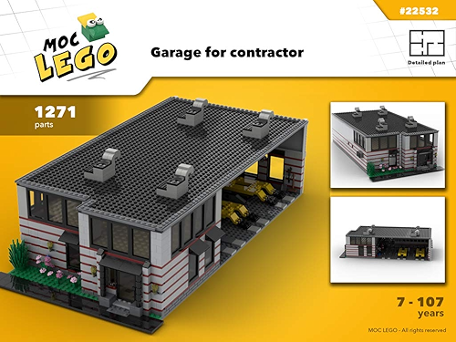 Download Garage Contractor (Instruction Only): MOC LEGO (English Edition) PDF