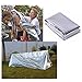 EZYoutdoor Emergency Thermal Blankets (2-Pack), Silver 82.6”x55”, Survival Gear for Adults & Kids, Mylar Blankets Reflective,Material Conserves Heat,Bug Out Bags, First Aid Kits, Car Emergency Kitthumb 3
