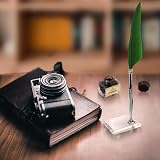 GCCL Quill Pen and Ink Set Antique Feather Dip Calligraphy Green view 7