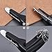 Outus 4 Pieces Magnetic Staple Remover Push Style Remover Easy Staple Remover Tool (Black)