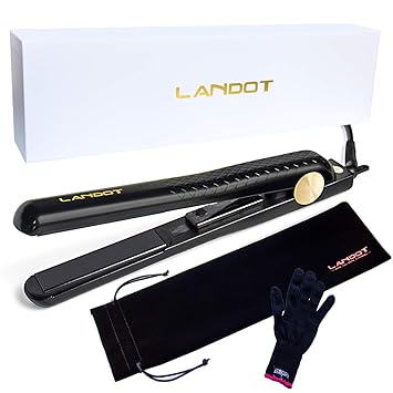 Amazon Com Landot Ceramic Tourmaline Hair Straightener