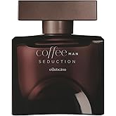 Coffee Man Seduction Eau de Toilette, Long Lasting Cologne for Men, Fresh Wood Fragrance, 3.4 Ounce
