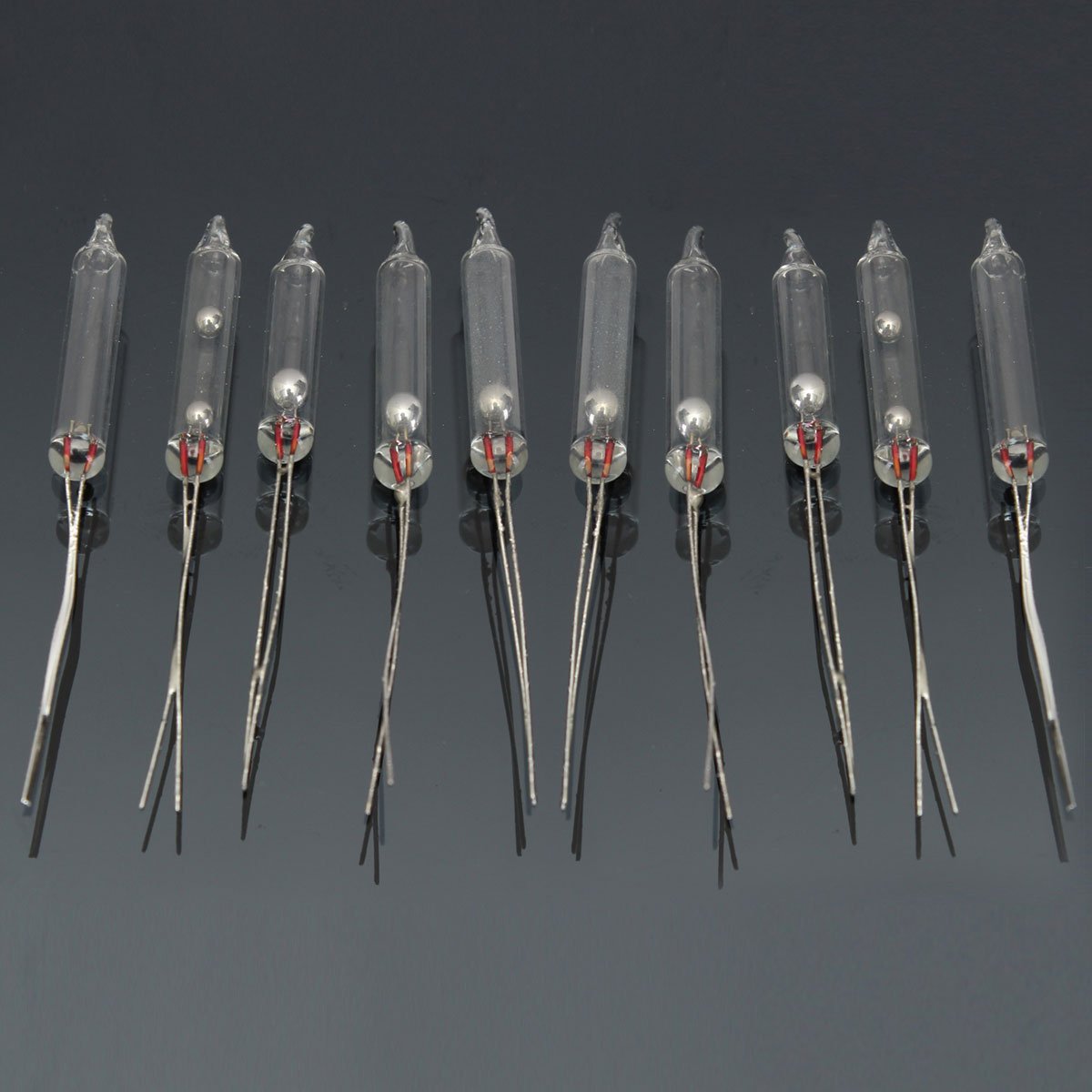 Inovey 10pcs 3mm PZ-101 Mercury Switches Tilt Sensor 20V 0.5A Work Angle 10 Degree Endstop Switch