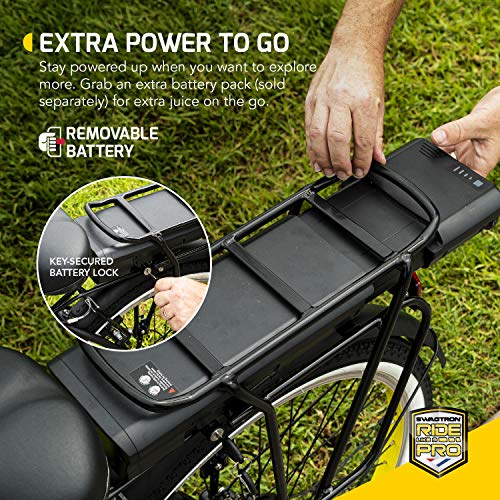 Swagtron Swagcycle EB11 Cruiser Electric Bicycle with Removable