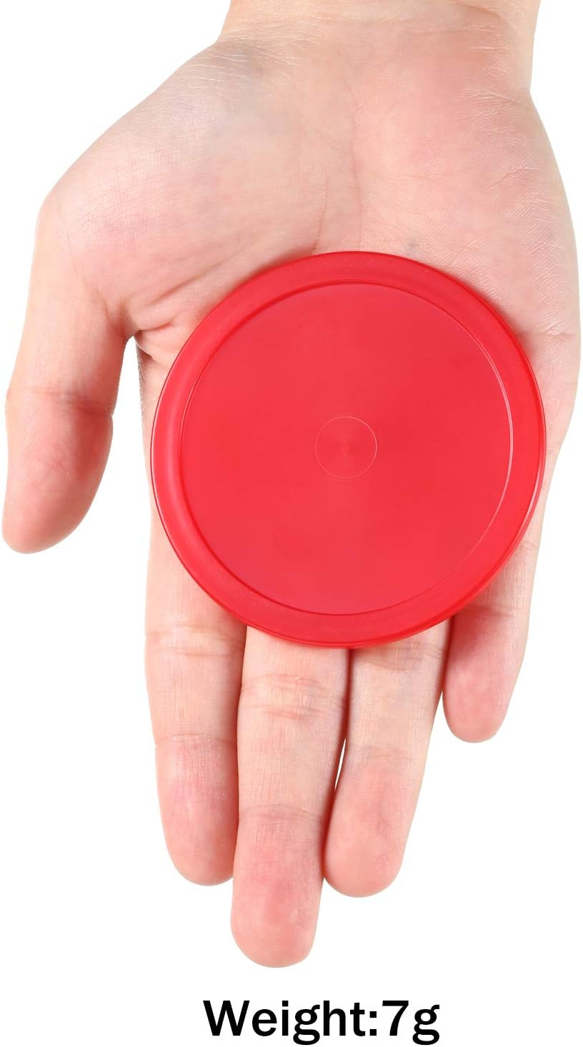 8 Pieces Air Hockey Pucks Replacement Round Pucks for Game Tables, Equipment, Accessories，7 Grams : Sports & Outdoors
