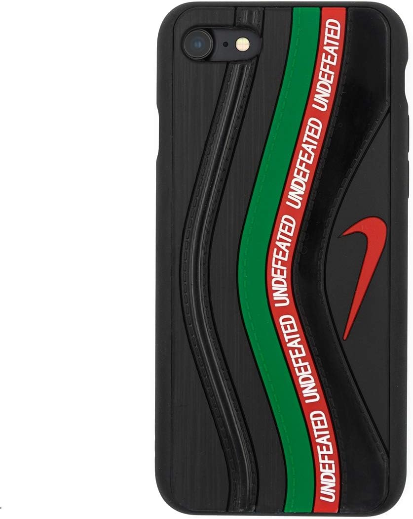 iPhone 3D Sean W/Undefeated Air Max 97 Shoe Case Official Print Textured Shock Absorbing Protective Sneaker Fashion Case (Black, iPhone X)