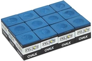 FELSON BILLIARD SUPPLIES Felson Pool Chalk Cubes | Pool Table Accessories for Table Billiards | Pool Cue Chalk & Storage Box