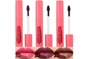 BAISEN DIARY Peel Off Lip Liner Tattoo Stain - Peel & Reveal Rich Ravishing Color Peel Off Mask Lip Gloss - Transfer-proof, Smudge-Proof, Matte Finish (3Pcs #4#5#6, 3 Count (Pack of 1))