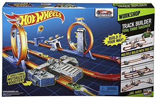 Hot Wheels Track Builder Total Turbo Takeover Track Set [Amazon Exclusive]