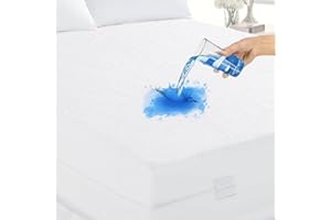 MILOLL Zippered Mattress Encasement Twin XL, 9-12 Inch Waterproof Mattress Protector Absorbent Six-Sided Mattress Cover, Soft Terry Mattress Pad Covers for College Dorm 100% Waterproof & Hypoallergenic