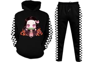 ARINKO Anime Girls Hoodie Set 3D Printed Pullover Sportswear Boys Sweatshirt Youth Jogging Suit 2 Pieces Set