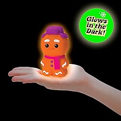 Schylling NeeDoh Squishmas Ginger Glowman