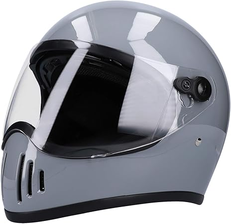 Amazon Hk フルフェイスヘルメット バイクヘルメット インナーシールド付き Sg規格品 Neo Vintage Vt 5x グレー 灰 フリーサイズ 57 60cm未満 バイクヘルメット フルフェイス 車 バイク