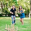 Jaques-of-London-Quoits-Quality-Garden-Toys-and-Outdoor-Toys-Premium-Garden-Games-and-Outdoor-Games-Kids-Garden-Toys-Since-1795 Jaques of London Quoits Garden Games | Outdoor Games | 5 Rope Quoits Ring Toss Game | Wooden Quoits Set | Family Lawn…