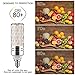 gezee E12 LED Corn Bulbs,15W LED Candelabra Light Bulbs 120 Watt Equivalent, 1500lm, Warm White 3000K LED Chandelier Bulbs, Decorative Candle, 4.1in*2.1in, Non-Dimmable LED Lamp(3-Pack)