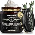 Wrath & Remedy Handmade Whipped Organic Beef Tallow for Skin - 4 OZ (Eucalyptus) — Grass Fed Beef Tallow Moisturizer and Honey Balm for Silky, Sensitive-Skin, Eczema, Rosacea - Free of Harsh Chemicals