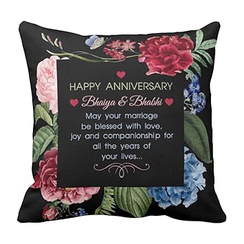 Buy Funky Store For Bhaiya Bhabhi Happy Anniversary Theam Glazed
