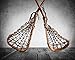 Vintage Lacrosse sticks Crossed Upside Down on Vintage Background (UNFRAMED) Fine Art Photography Print, Lacrosse Artwork, Lacrosse Sticks, Lacrosse Photos