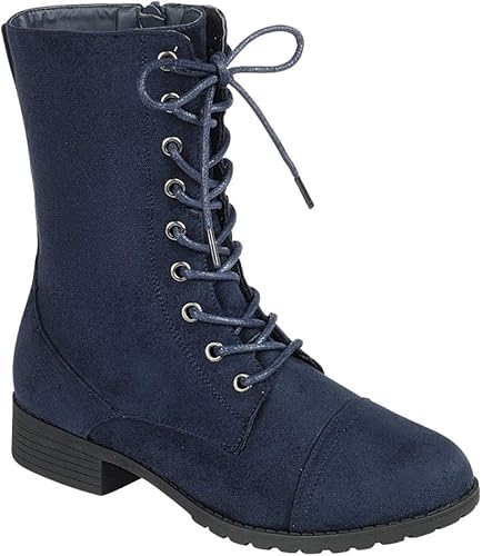 combat boots low heel