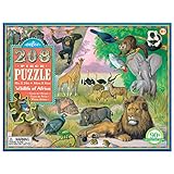 eeBoo Wildlife of Africa Puzzle, 208 pieces