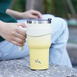 Konokyo 20 oz Tumbler with Handle and 2 Straw 2