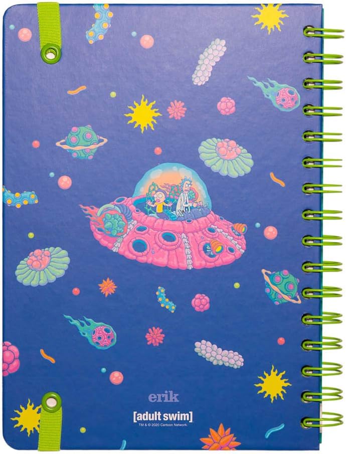 Erik - Rick and Morty Academic Diary 2020-2021 A5 Week to View, Mid Year Diary - 12 Months, blue - Image 3