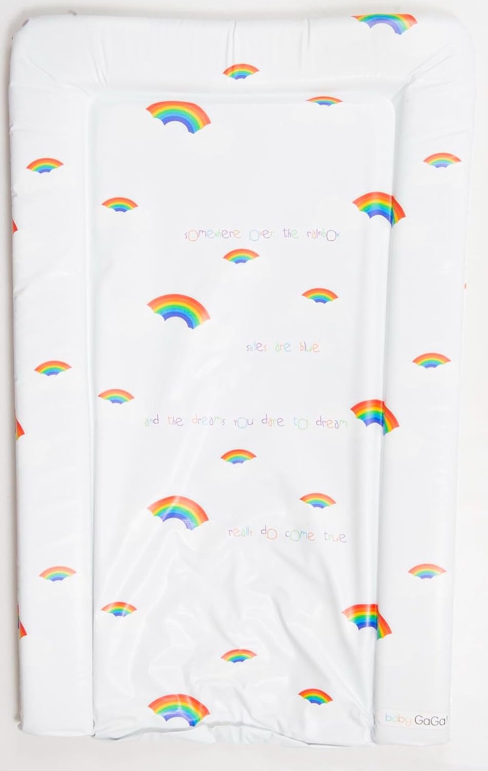 rainbow baby changing mat