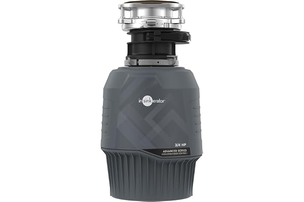 InSinkErator Garbage Disposal, Evolution Cover Control 3/4 HP Batch Feed Garburator