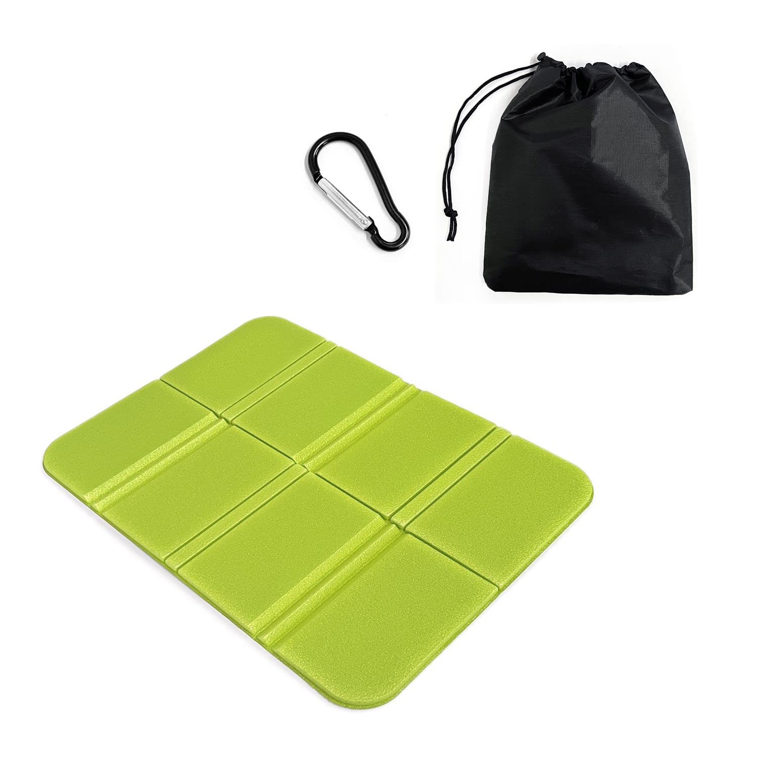 1pcs Moistureproof Foldable Outdoor Seat Cushion, Portable Insulation Waterproof Insulation Foam Seat Cushion for Camping Outing Outdoor Travel (Green)