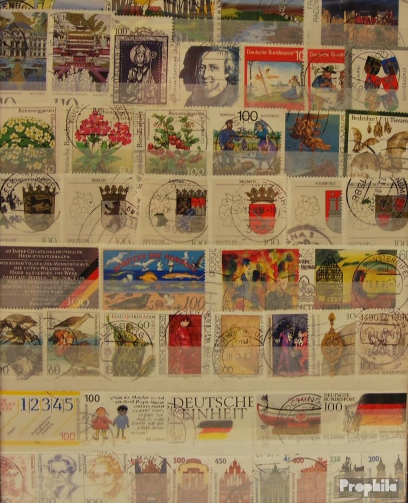 Prophila Collection FRD (FR.Germany) 150 various stamps out the Years 1990 until 1999 (Stamps for collectors)