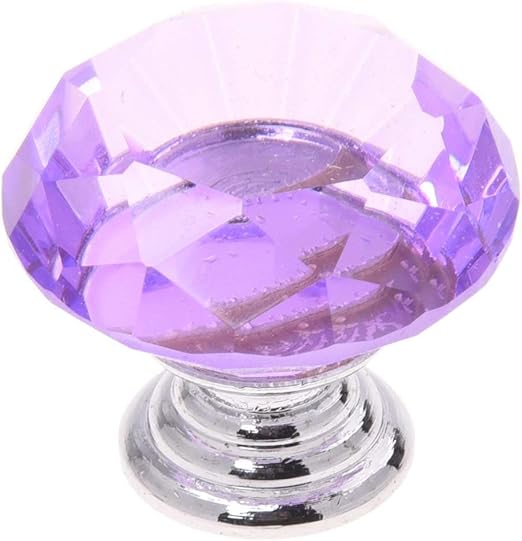 DDLONY 10PCS Griffe Tür Kristallknöpfe Schrank Schublade Möbel Schrank