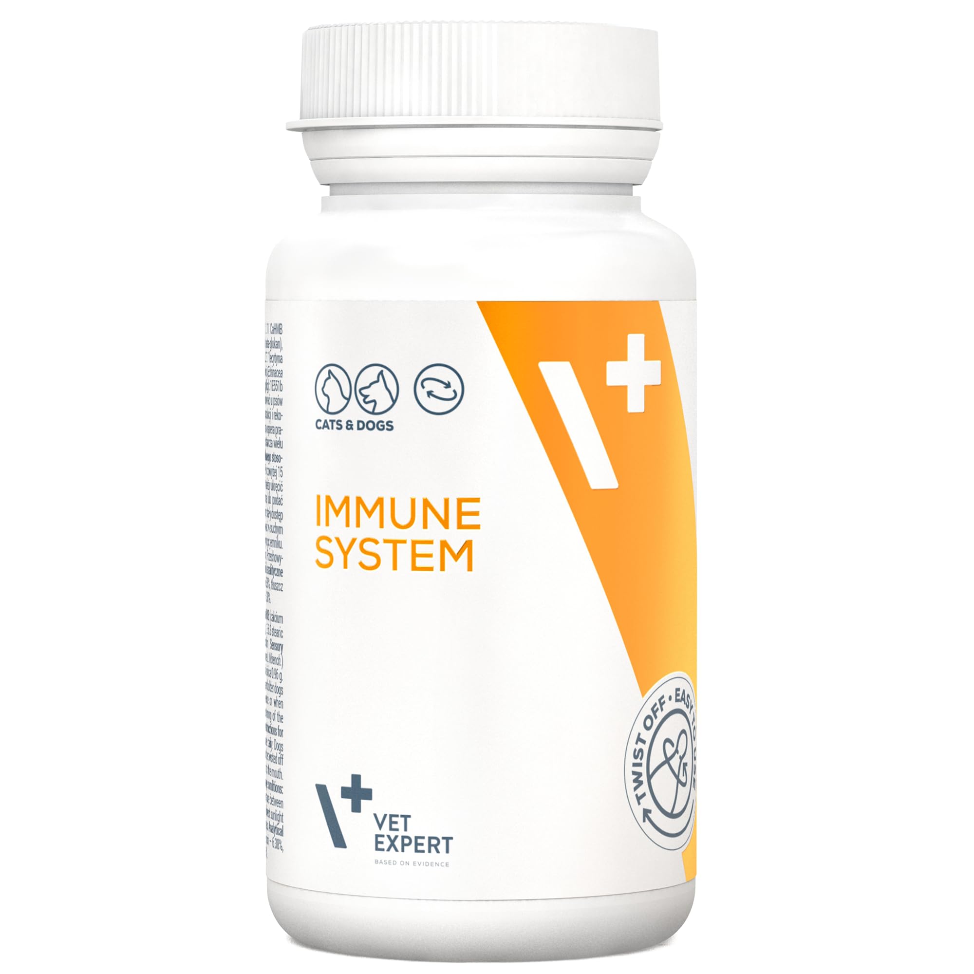 Vet Expert Immune System Support Supplement for Dogs and Cats – Boosts the Immune System with Beta-Glucan, HMB, and Echinacea Purpurea Extract – 30 Twist-Off Capsules