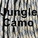 MilSpec Paracord Jungle Camo 110 ft. Hank, Military Survival Braided Parachute 550 Cord. Use with Paracord Tools for Tent Camping, Hiking, Hunting Ropes, Bracelets & Projects. Plus 2 eBooks.
