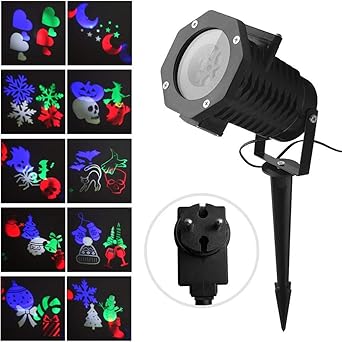 Luces de Proyector Navidad Interior y Exterior Fochea IP65 LED ...