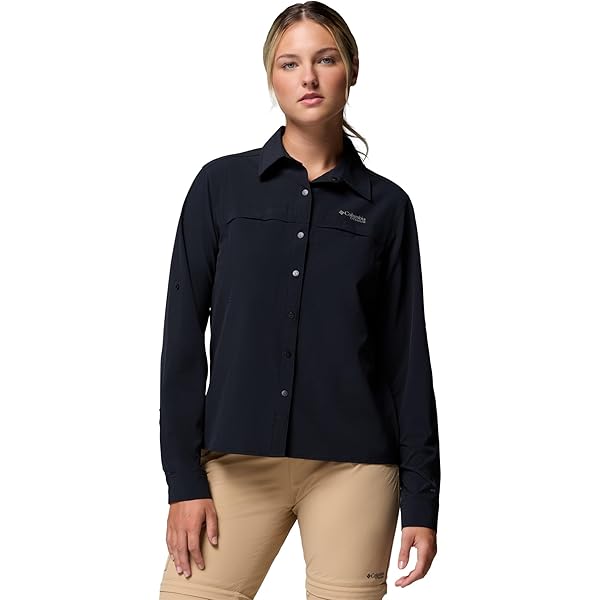COLUMBIA SILVER RIDGE LITE LONG SLEEVE SHIRT CORAL REEF - Chemise randonnée