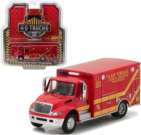 red ambulance toy