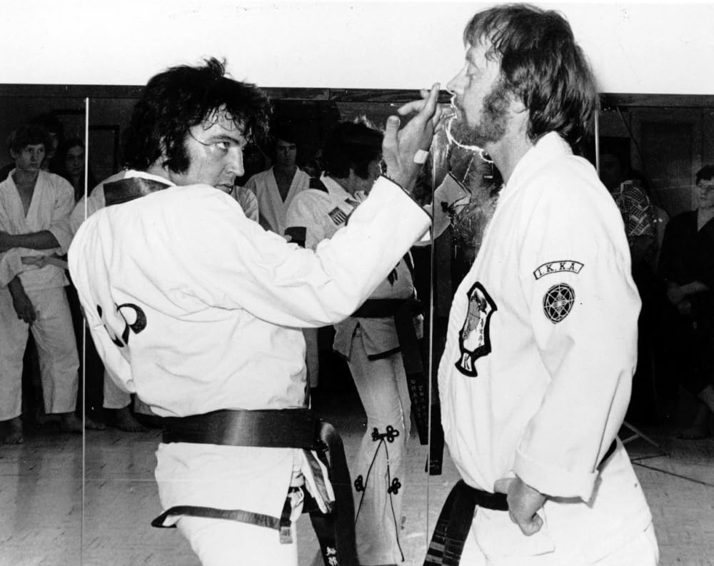 Photographs - Elvis Presley Practicing Karate Photo Print (30 x 24)