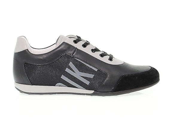 BIKKEMBERGS Herren BKE107888 Schwarz Leder Sneakers