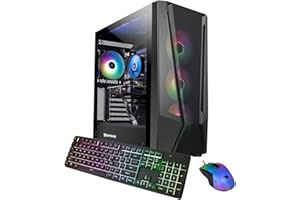 iBUYPOWER TraceMesh Gaming PC Computer Desktop TMI7N46T01 (Intel Core i7 14700F, NVIDIA GeForce RTX 4060 Ti 8GB, 32GB DDR5 5600 RGB (16x2), 1 TB NVMe SSD, WiFi Read, Windows 11 Home)
