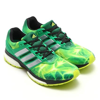 adidas Response Boost Techfit LTD Marvel Edition grün Laufschuhe Jogging